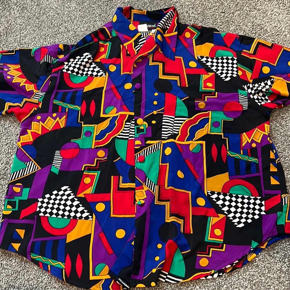 1980s vintage blouse retro